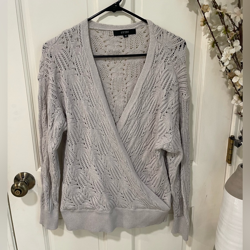 New crochet wrap sweater
